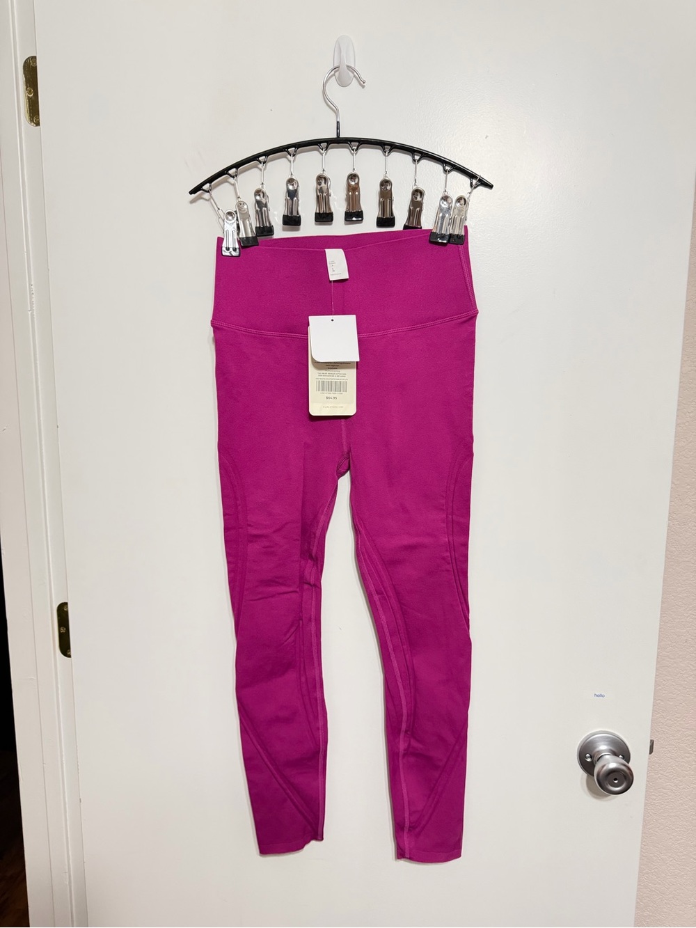 Fabletics Magenta Girls' Active Leggings